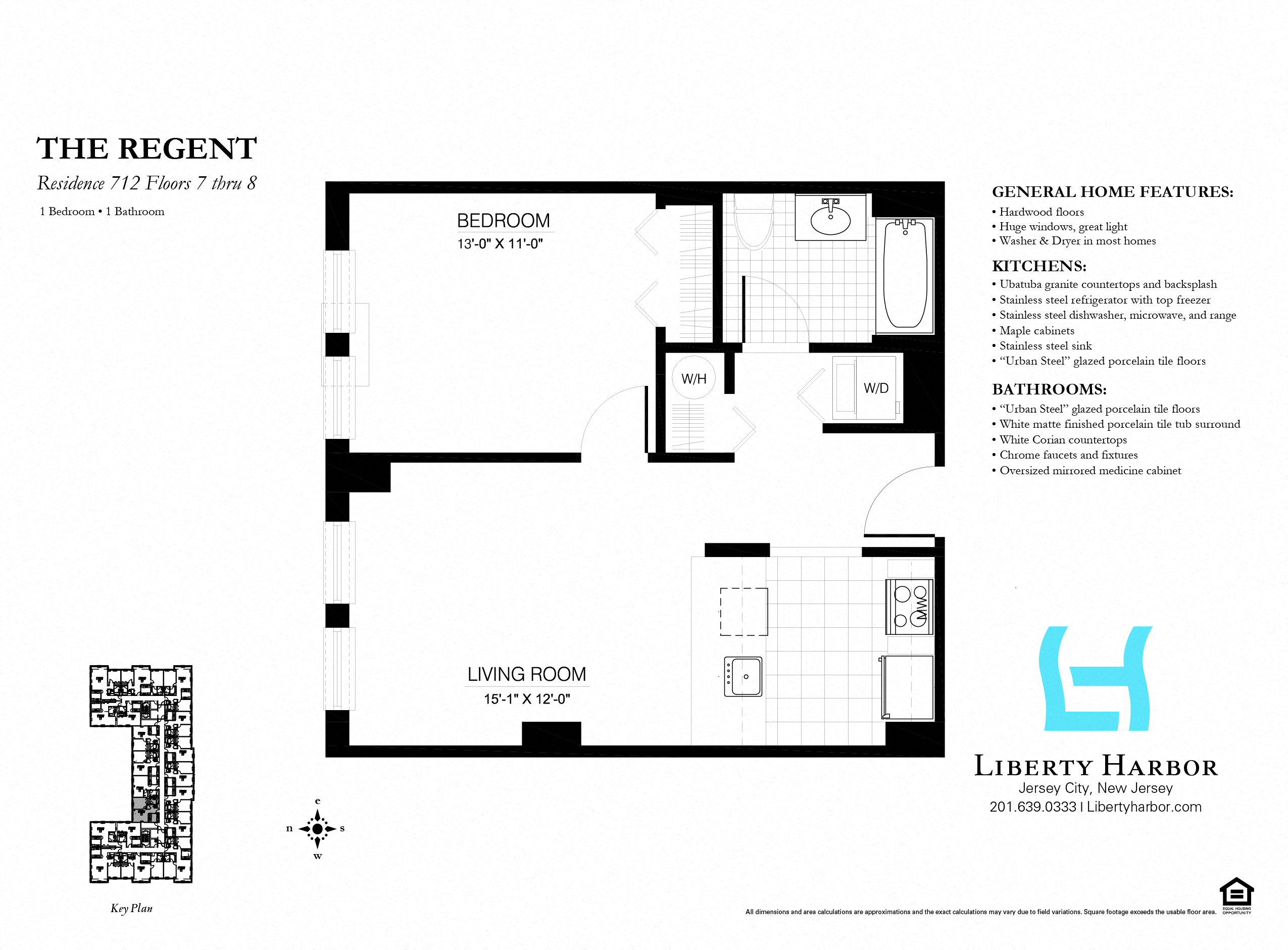 30 REGENT-1 BEDROOM PLAN W