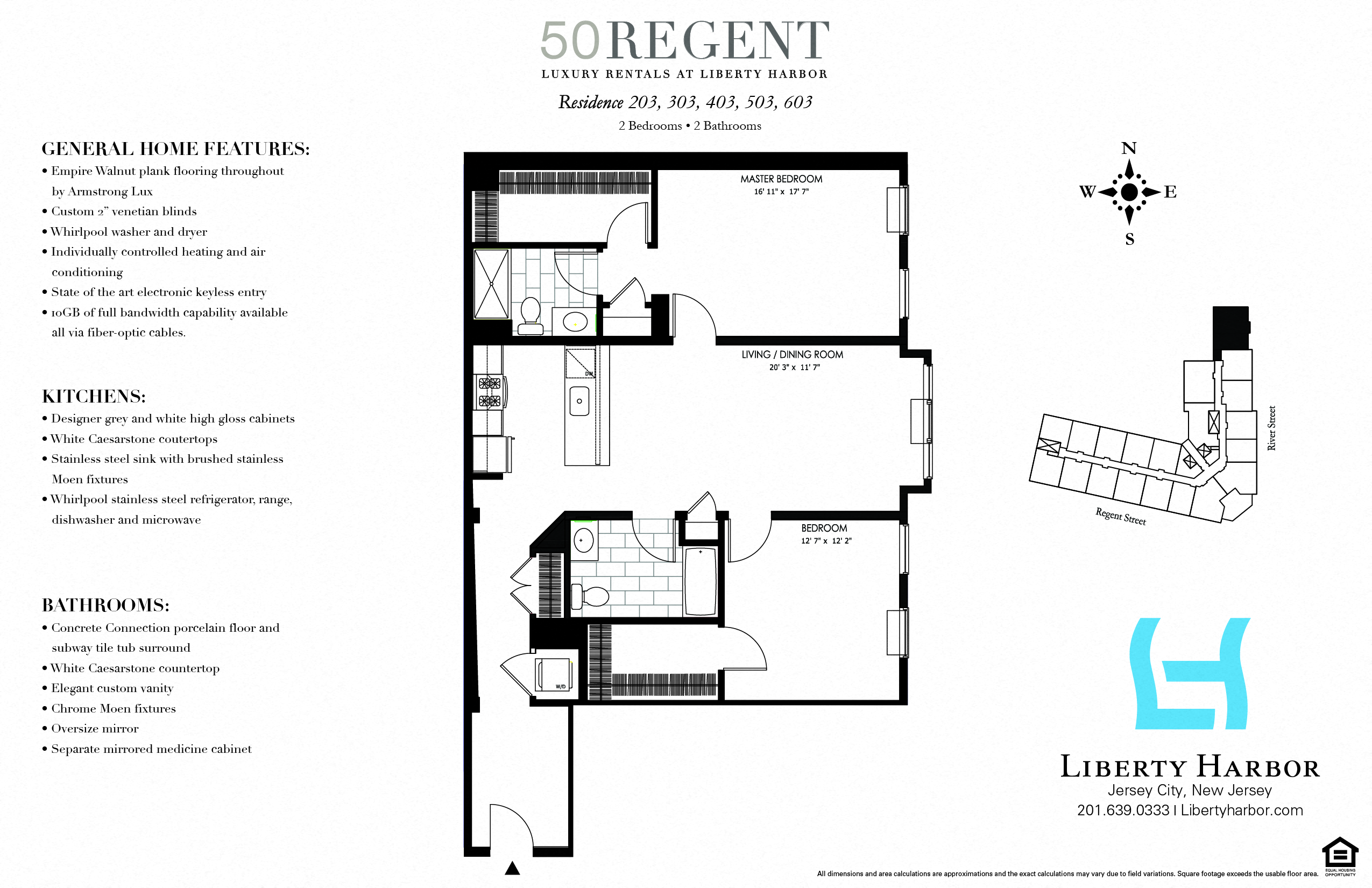 50 Regent-2Bedroom Plan D
