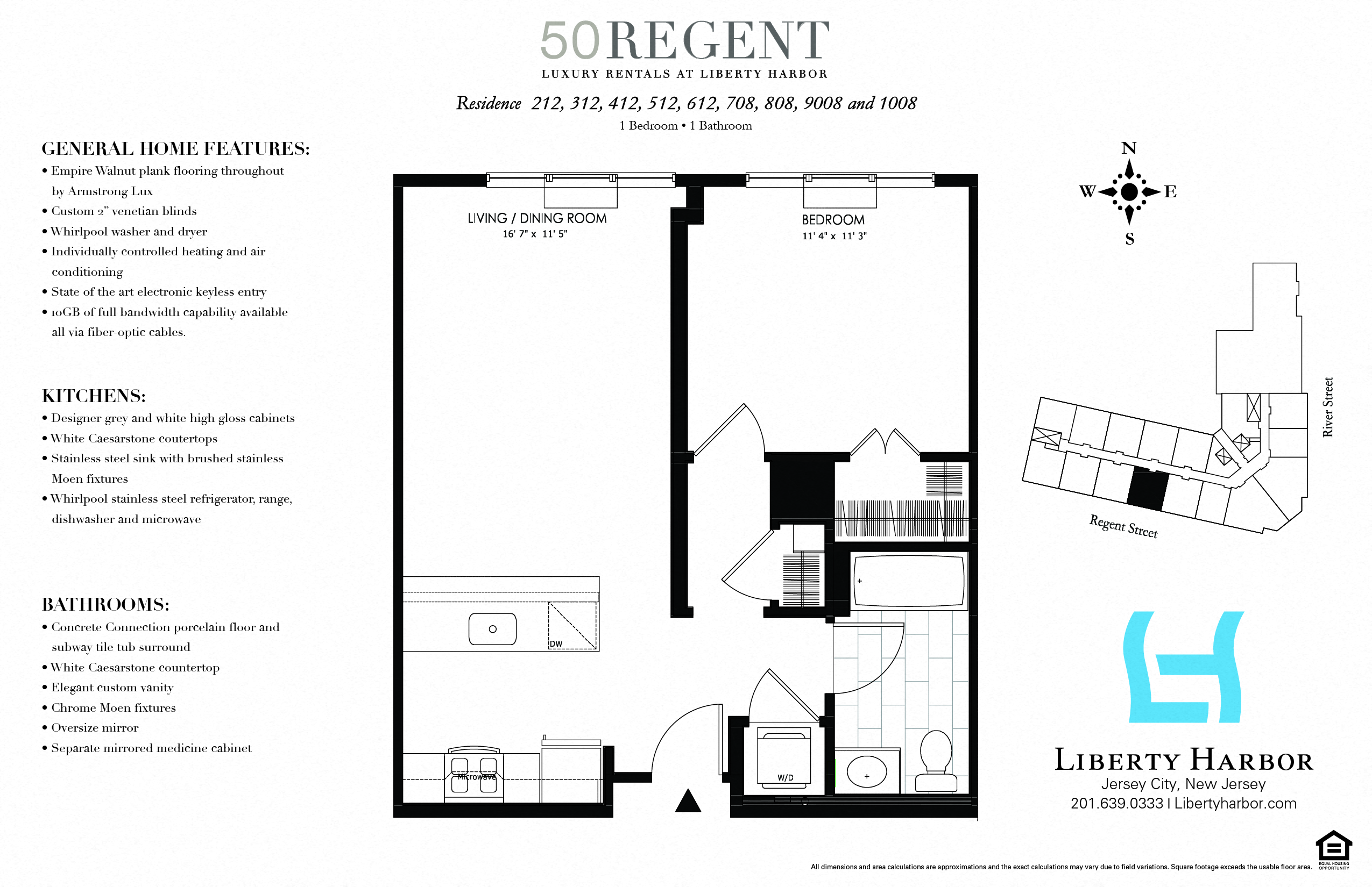 50 REGENT-1 BEDROOM PLAN H