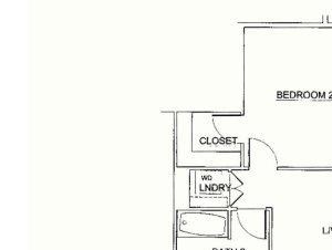 2 Bedroom Den E Floorplan 2 Bedroom Den E Floorplan at Kearney Plaza Apartments in Portland, Oregon