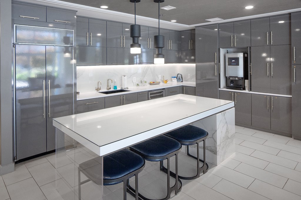 Community Kitchen at The Louisa Apartments in Portland, Oregon