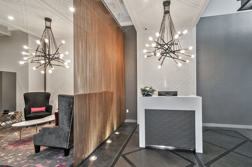 Front Desk at The Louisa Apartments in Portland, Oregon