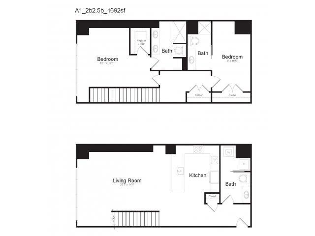 DUPLEX A1 Floor Plan 22