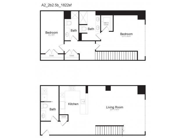 DUPLEX A2 Floor Plan 25