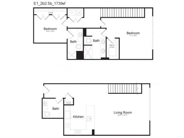 DUPLEX E1 Floor Plan 23
