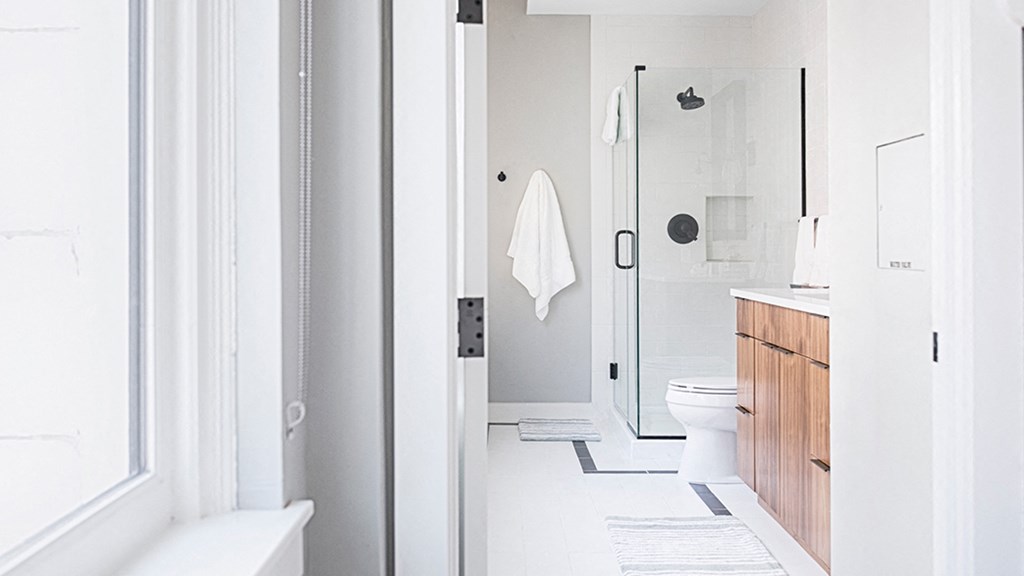 bathroom at Fourteen56, Michigan