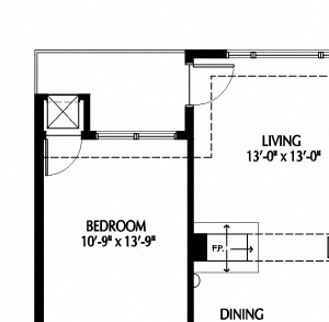 808 Berry_Three Bedroom_Floor Plan