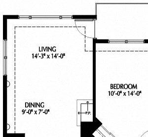 808 Berry_Three Bedroom_Floor Plan