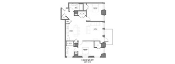 2 Bedroom Floor Plan