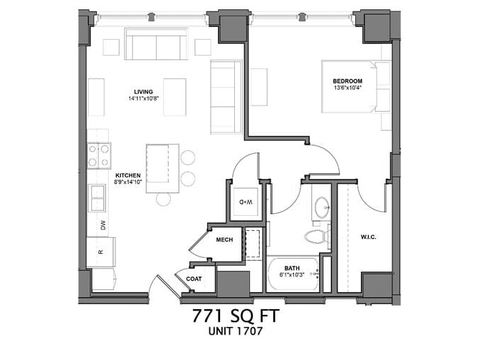 Floor Plans of Arcade Apartments in St Louis, MO