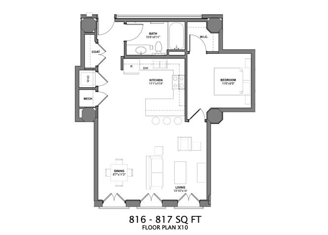 Floor Plans of Arcade Apartments in St Louis, MO