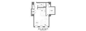 1 Bedroom Floor Plan