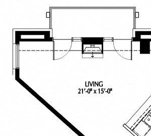 Two Bedroom floor plan Two Bedroom Penthouse B