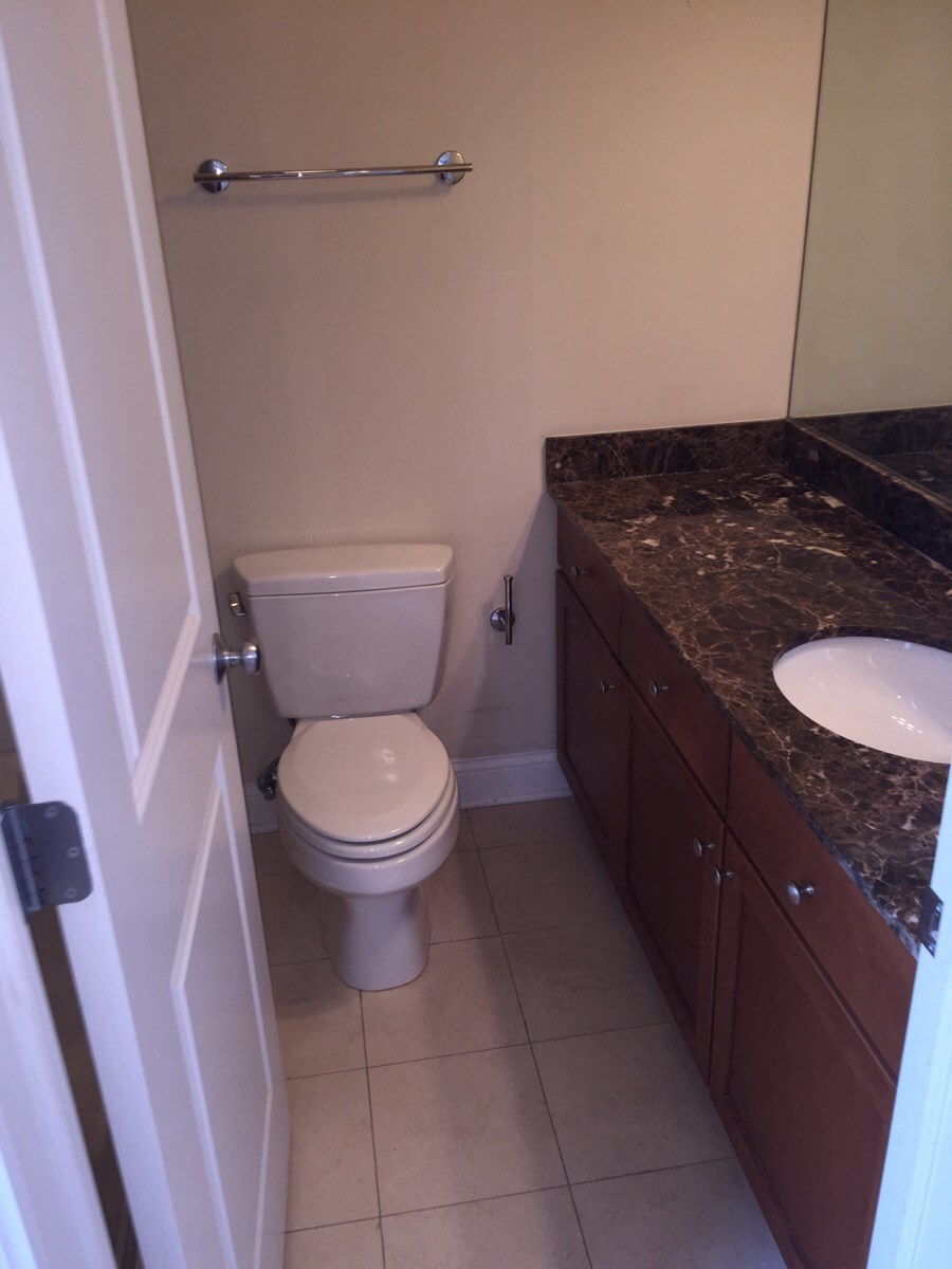 a small bathroom with a toilet and a sink