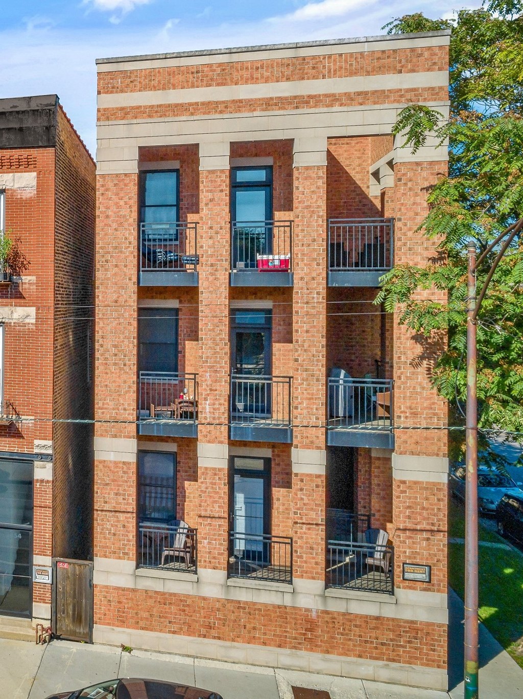 the building in which the apartment is located