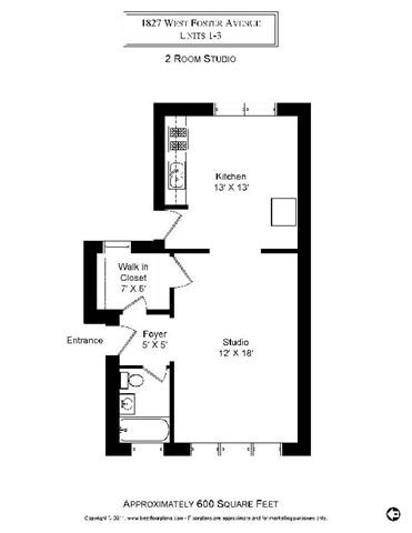 1825-39 W. Foster / 5131-37 N. Wolcott Studio-2 Beds Apartment for Rent - Photo Gallery 30