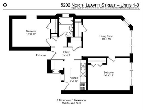 2200-06 W. Foster / 5200-08 N. Leavitt 1-2 Beds Apartment for Rent - Photo Gallery 28
