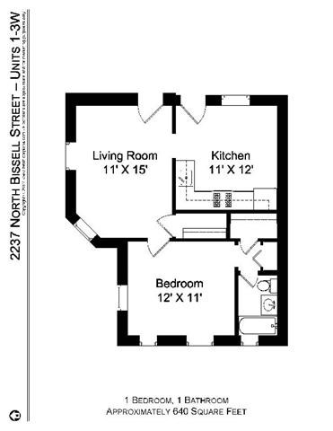 2237-41 N. Bissell Studio-1 Bed Apartment for Rent - Photo Gallery 26