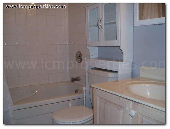 a bathroom with a sink toilet and a bath tub