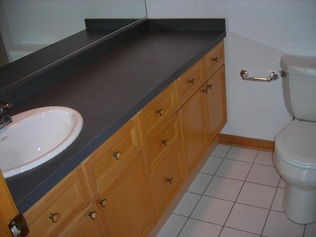a bathroom with a sink and a toilet