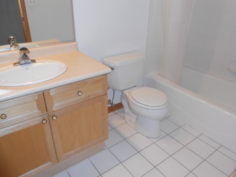 a bathroom with a toilet and a sink and a tub