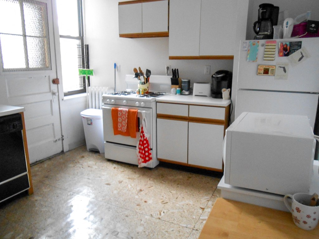 the kitchen is clean and ready for us to use