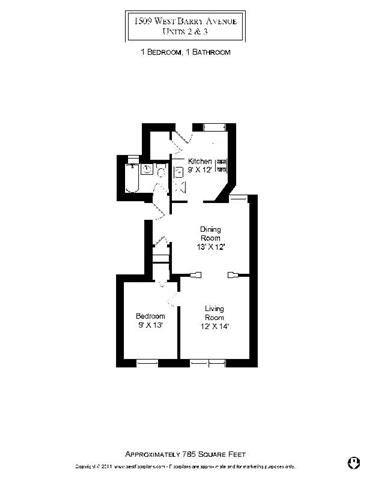 1 Bed, 1 Bath