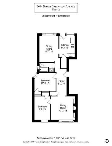 3054-58 N. Greenview / 1507-11 W. Barry 1-3 Beds Apartment for Rent - Photo Gallery 35