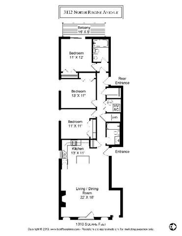 3112-14 N. Racine 3 Beds Apartment for Rent - Photo Gallery 31