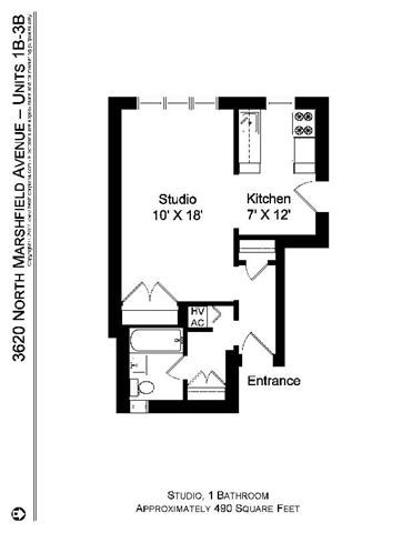3618-20 N. Marshfield Studio-1 Bed Apartment for Rent - Photo Gallery 31