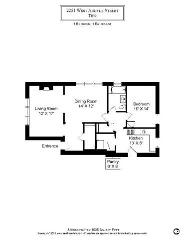 1 Bed 1 Bath