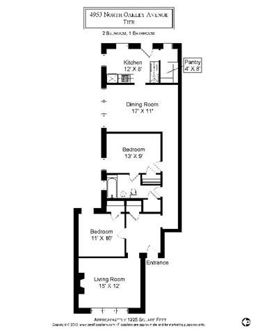 2 Bed 1 Bath