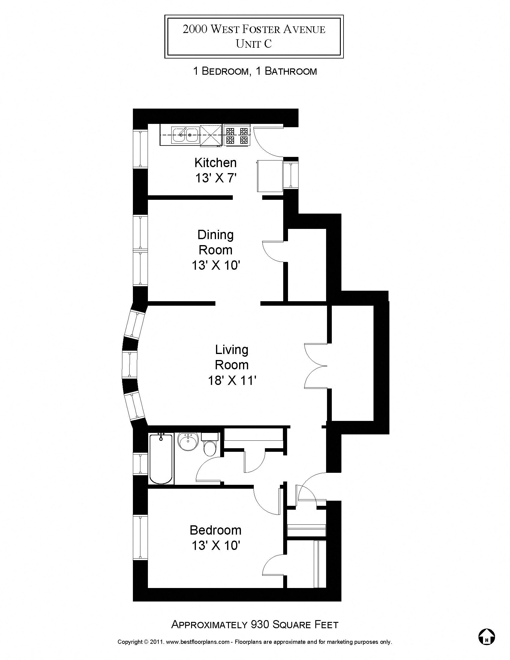 1 Bedroom - 1 Bath Rehab