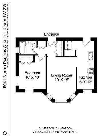 5941-51 N. Paulina Street Studio-1 Bed Apartment for Rent - Photo Gallery 25
