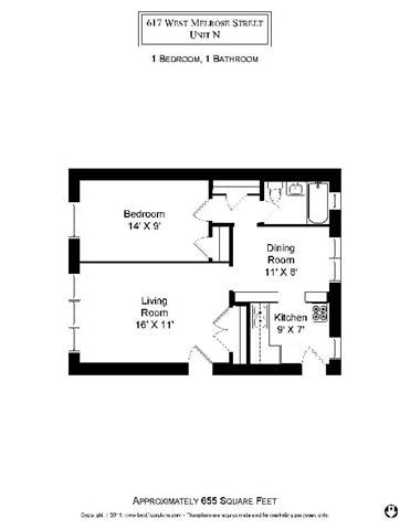 617-25 W. Melrose Studio-2 Beds Apartment for Rent - Photo Gallery 36