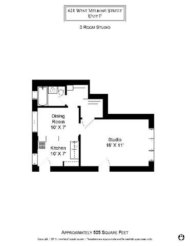 617-25 W. Melrose Studio-2 Beds Apartment for Rent - Photo Gallery 35