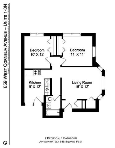 851-59 W. Cornelia Studio-4 Beds Apartment for Rent - Photo Gallery 23