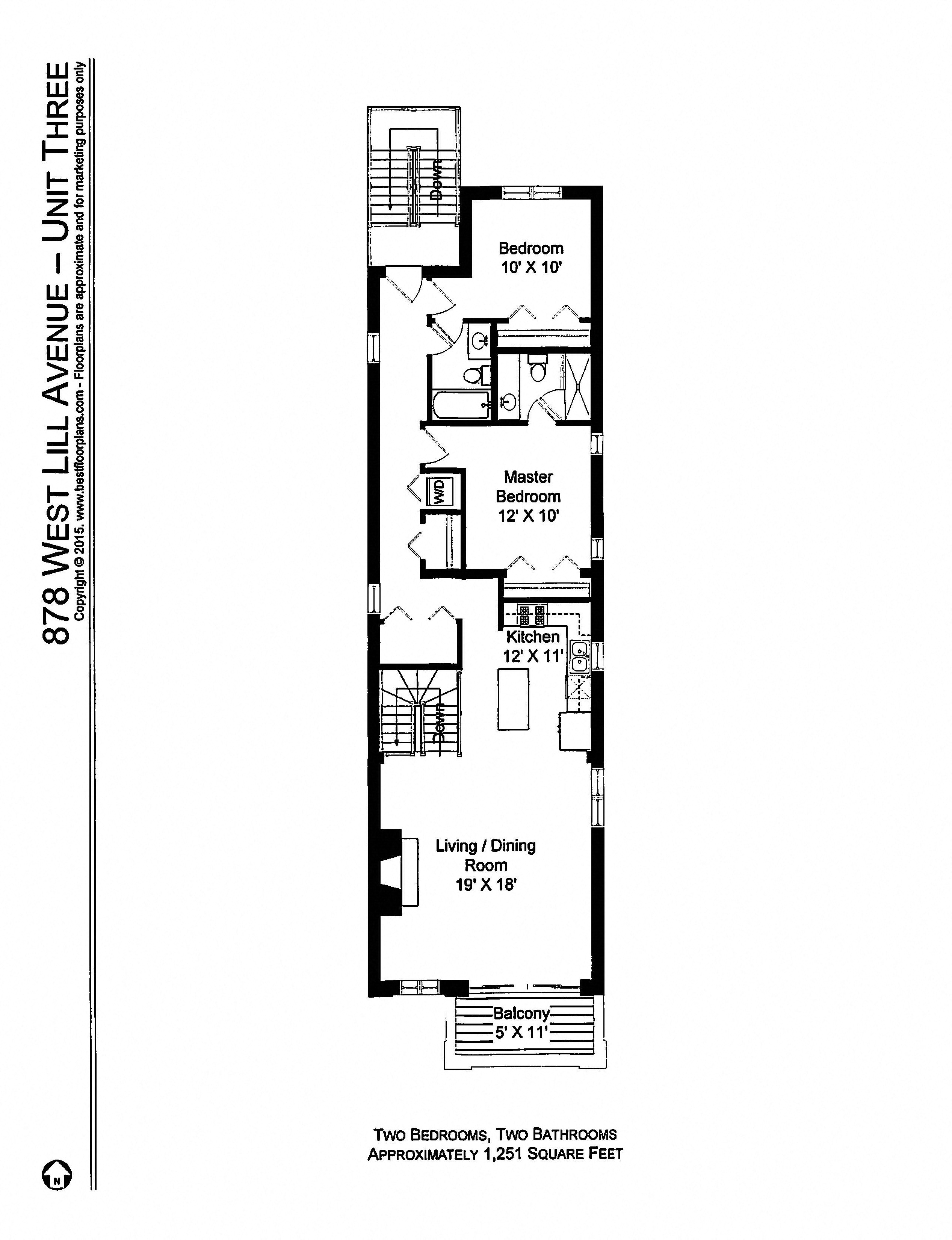 2 Bedroom - 2 Bath New Construction