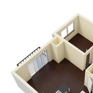 1 Bed, 1 Bath, 740 sq. ft. A1