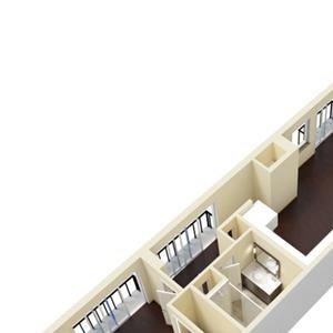 1 Bed, 1 Bath, 801 sq. ft. A6