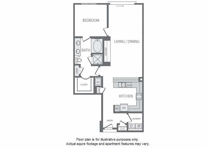 A13 Floorplan at Windsor South Lamar
