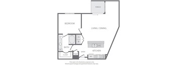 A11 Floorplan at Windsor South Lamar, Austin
