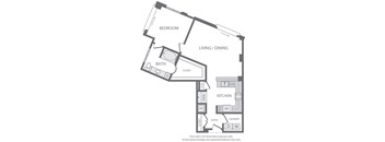 A12 Floorplan at Windsor South Lamar, Austin