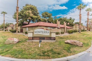 Sonterra apartments sign 