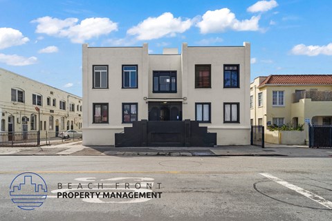 the front of a building on a city street