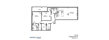 two bed two bath plus