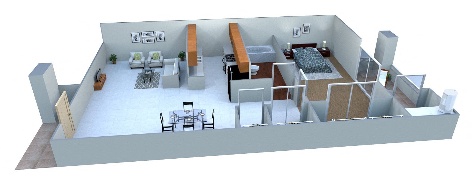 1 Bedroom 1 Bath