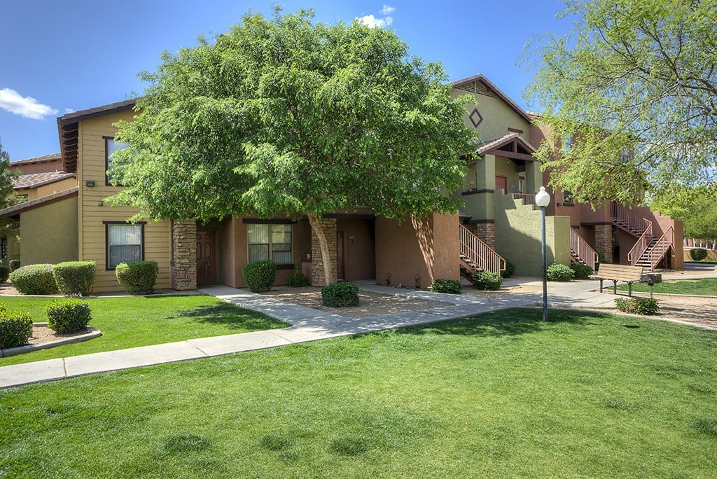 a house with a tree in front of it