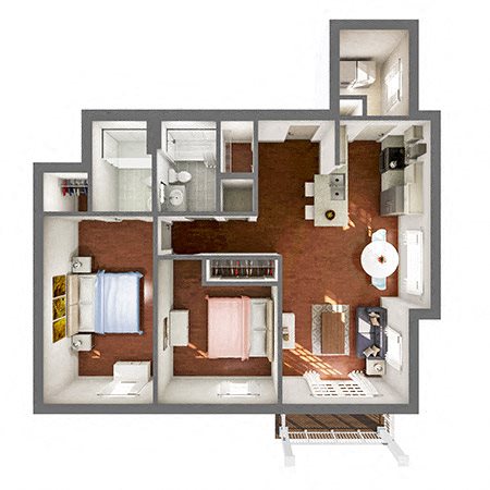 Two Bedroom Plan Two Bedroom Plan