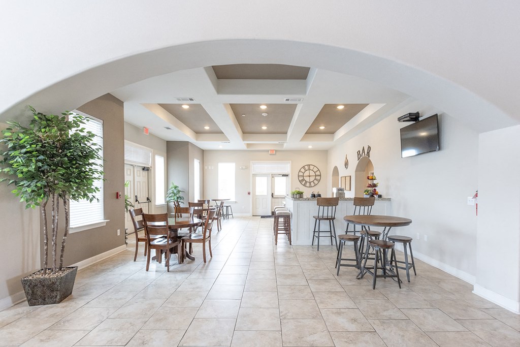 the dining room at our apartments